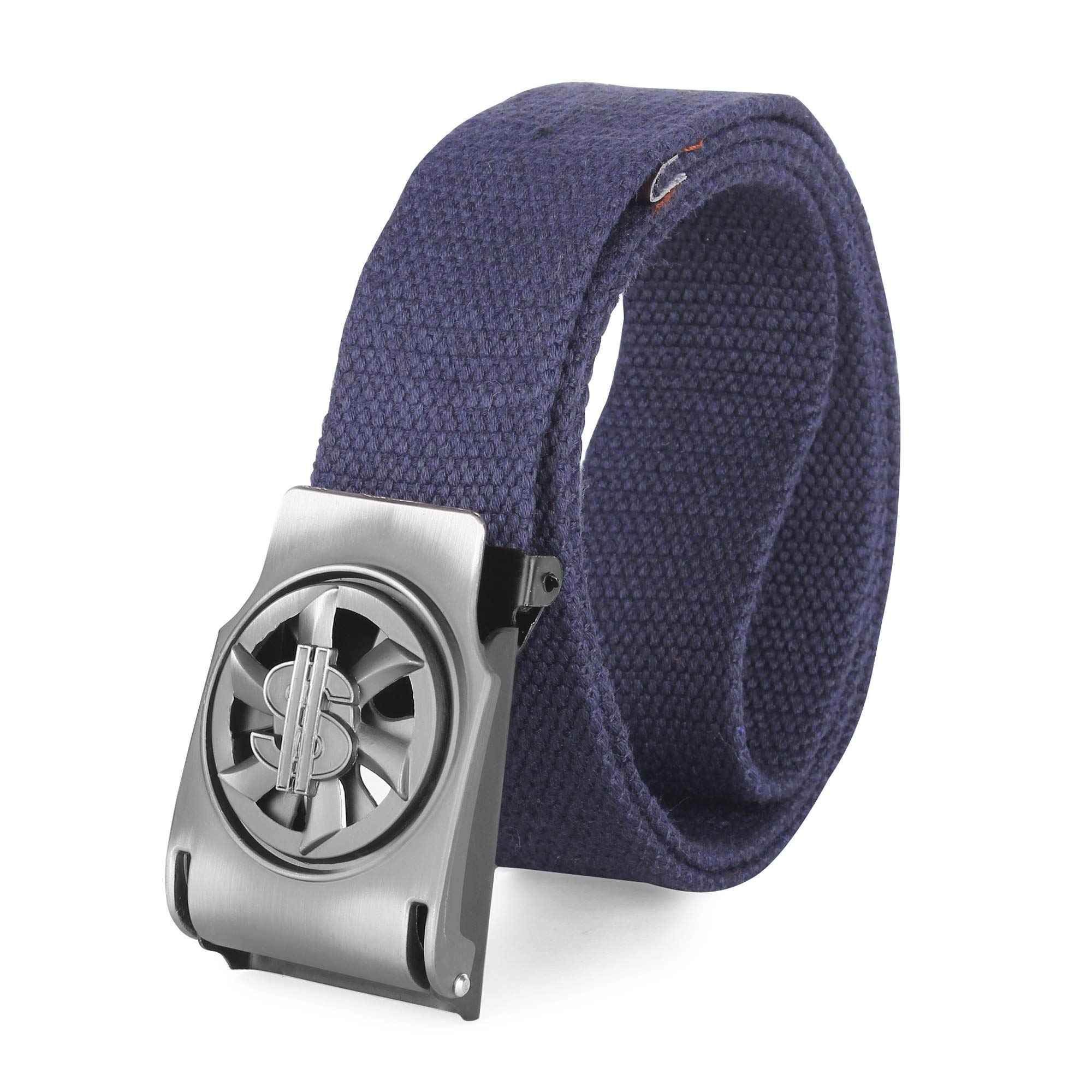 zoro Men's cottan Black Belt Guarantee - belts for mens - belts for men casual stylish- belts for men formal branded-picture-49