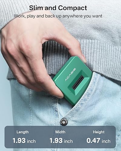 Miniatura 7 de ACASIS - Estación de acoplamiento NVME a USB, carcasa de aleación de aluminio, disipación de calor rápida, adaptador M.2 a USB de 10 Gbps, adaptador