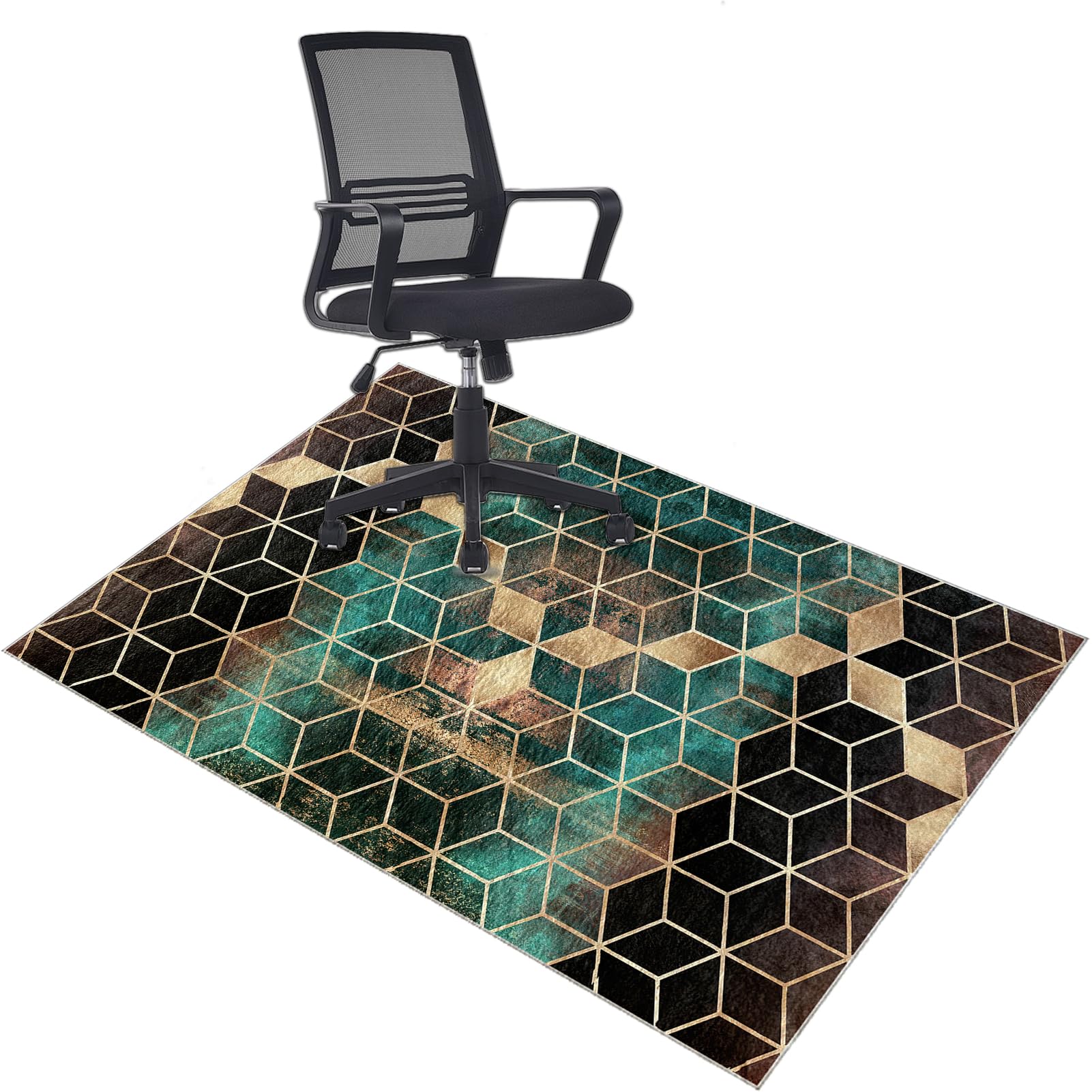 Heavy Duty Office Chair Mats for Carpeted and Hardwood Floor Low pile Chair Mat Soft and Comfortable Carpet Protectors Chair Mat Anti Slip Computer Desk Chair Mat Floor Gaming Chair Mat 200 x 250 cm