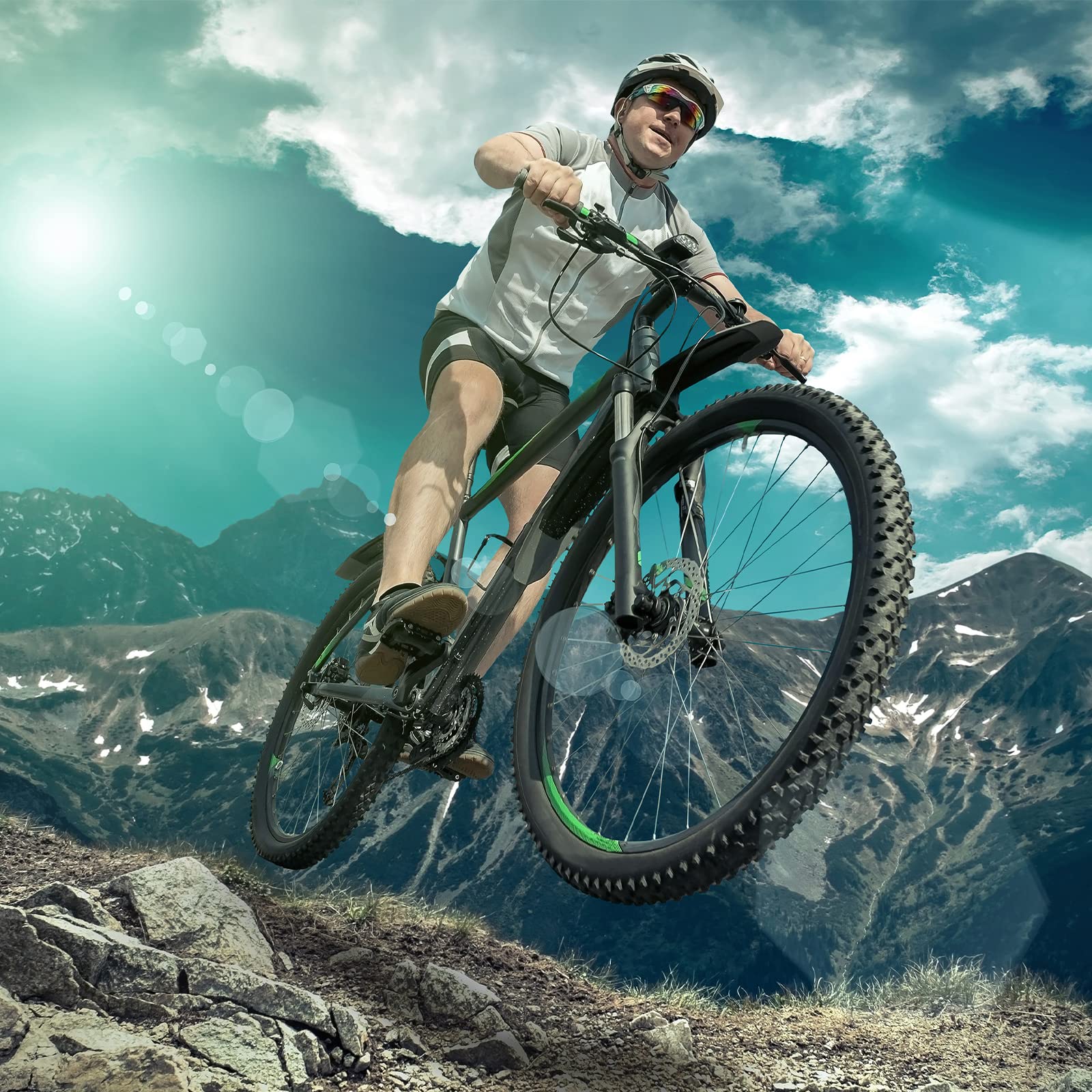 12 Stück 700 x 18/25 C Rennradschläuche Ersatz Fahrrad Schläuche Gummi Fahrrad Reifen Schlauch mit F/V-48 Presta-Ventilen für Rennrad