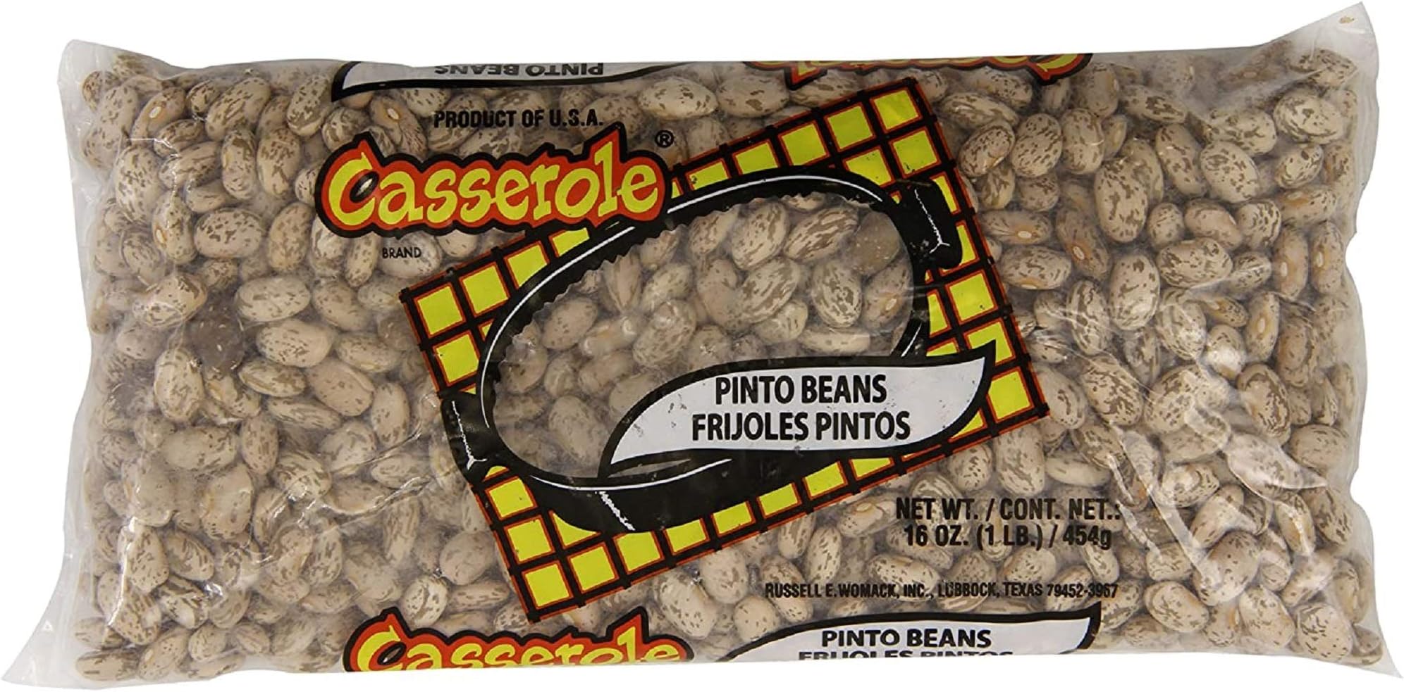 Casserole Pinto Beans, Dry 16 Oz (Pack of 6)