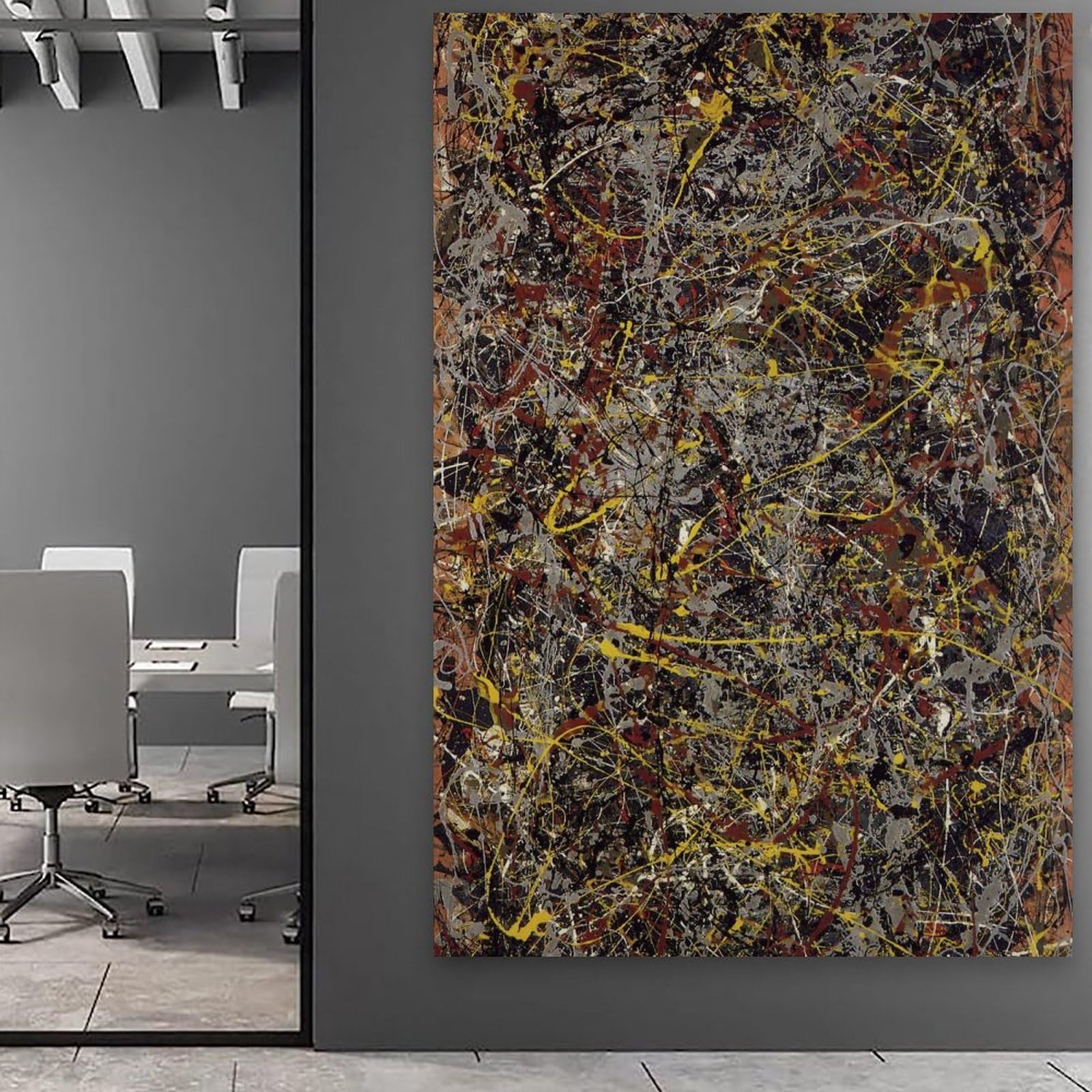 Amazon.co.jp: ジャクソン・ポロック(Jackson Pollock) 名作 Number 5