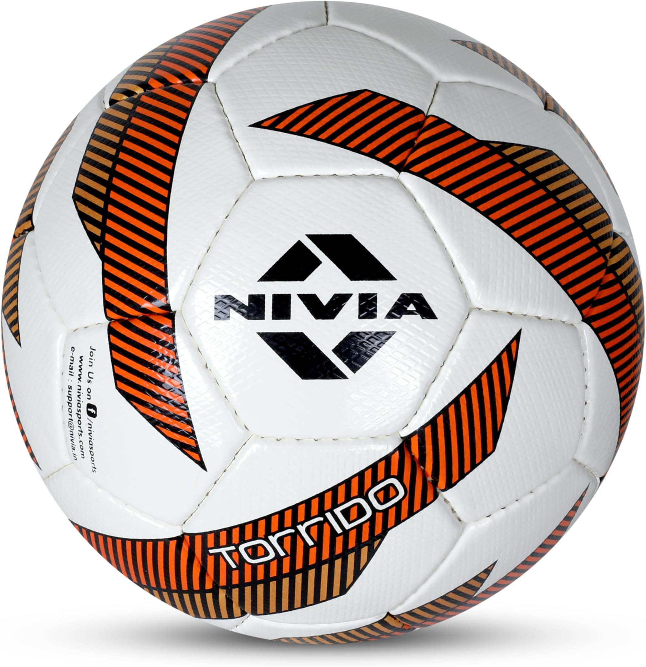 Torrido Football, Match Ball, 32 Panels, Durable & Soft Pu Leather Cover, Latex Bladder, Match Ball Standard, Made for Tournaments, to Play On Both Hard Ground & Artificial Turf