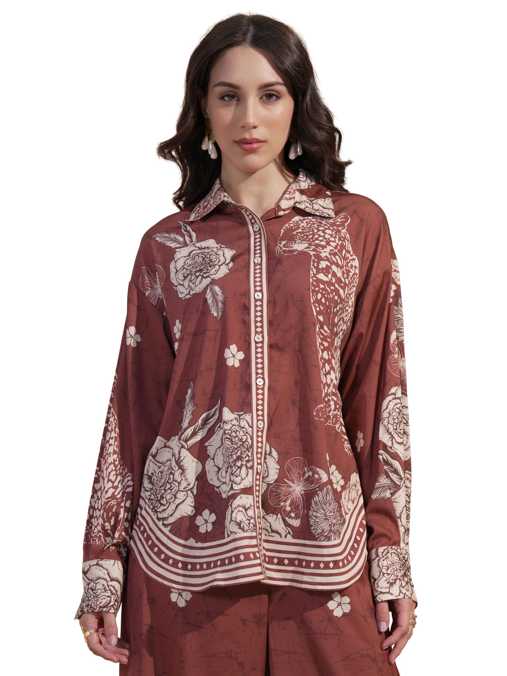 vishudh Women's Classic Shirt | Timeless Design for Casual & Formal Occasions-picture-11