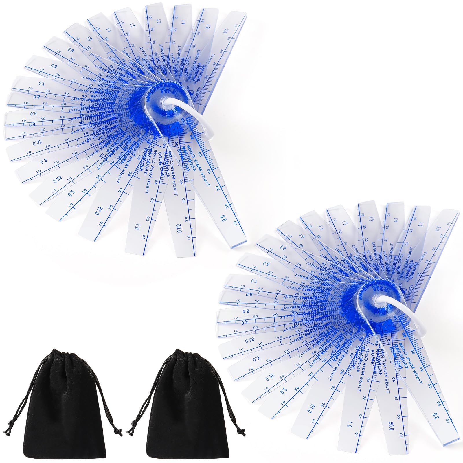 Plastic Feeler Gauge Set - 0.05mm to 3mm -10 Plastic Feeler Gauge Set - 0.05mm to 3mm -10