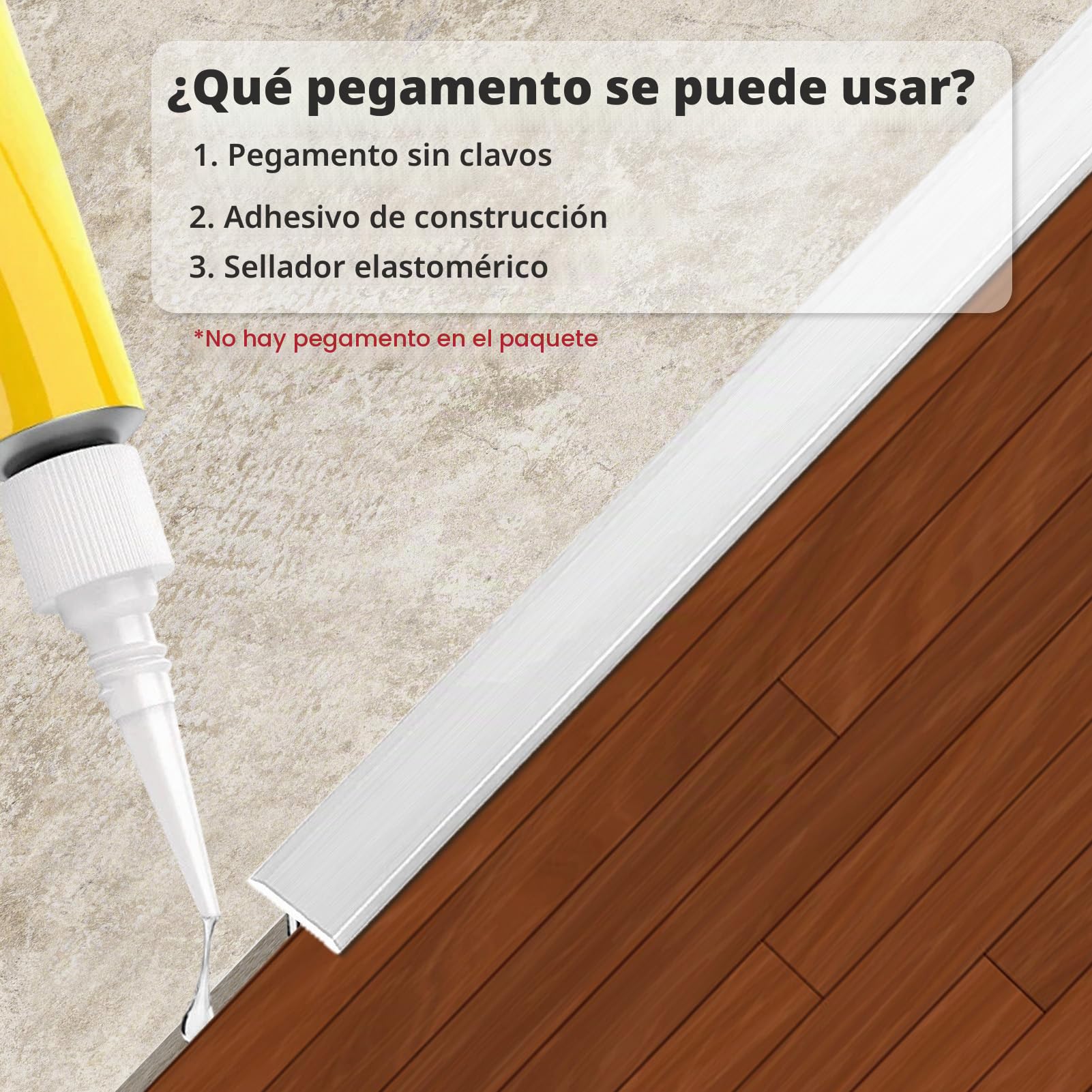 Perfil de Transición de Aluminio 3 piezas, Tira de Umbral Perfil en T de Conexión de Suelos, 900 x 20 mm, para transiciones entre baldosas, suelos, moquetas, Plata