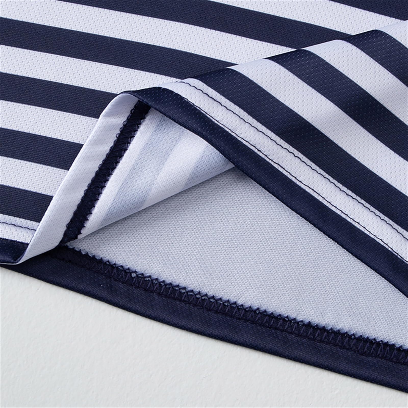 Boys Girls 4 Pack Athletic T Shirts Kids Short Sleeve Striped Mesh Shirt Summer Crewneck Outdoor Graphic Top 4-13 Years — view 8
