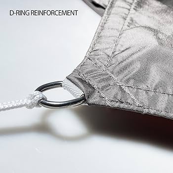 Amazon.co.jp: ZQXFZ ベランダ 日除け シェード 5x5.5m サンシェード