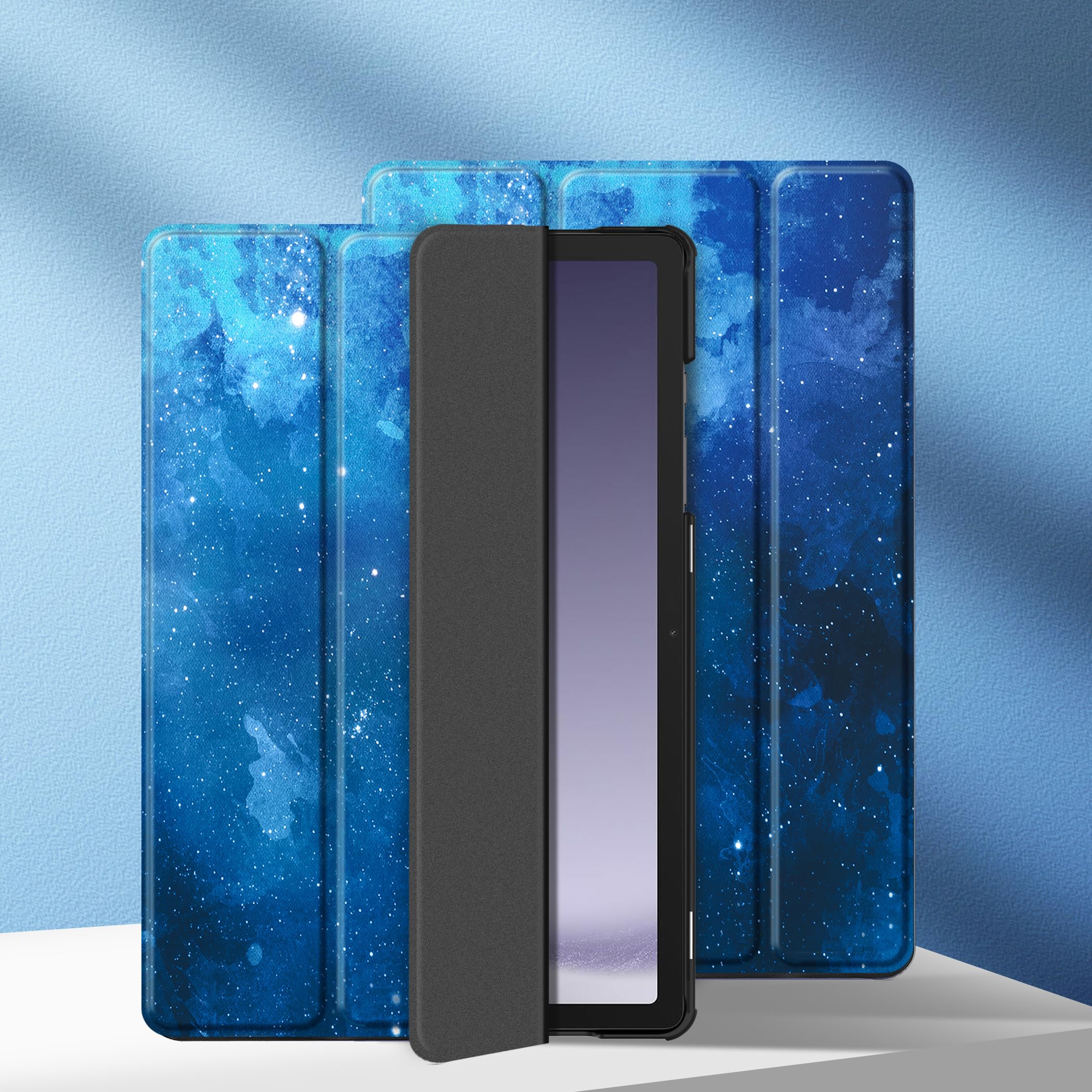 EasyAcc Custodia Cover Compatibile con Samsung Galaxy Tab A9+ / A9 Plus 11 Pollici 2023 SM-X210/ X215/ X216 Tablet, Stella blu