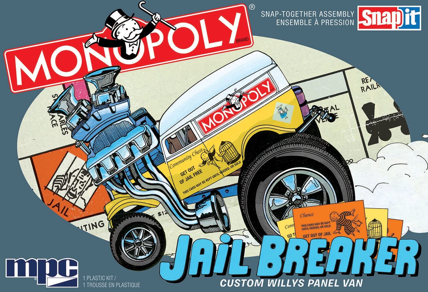 MPC Monopoly Willy's Jail Breaker 1:25 Scale Model Kit