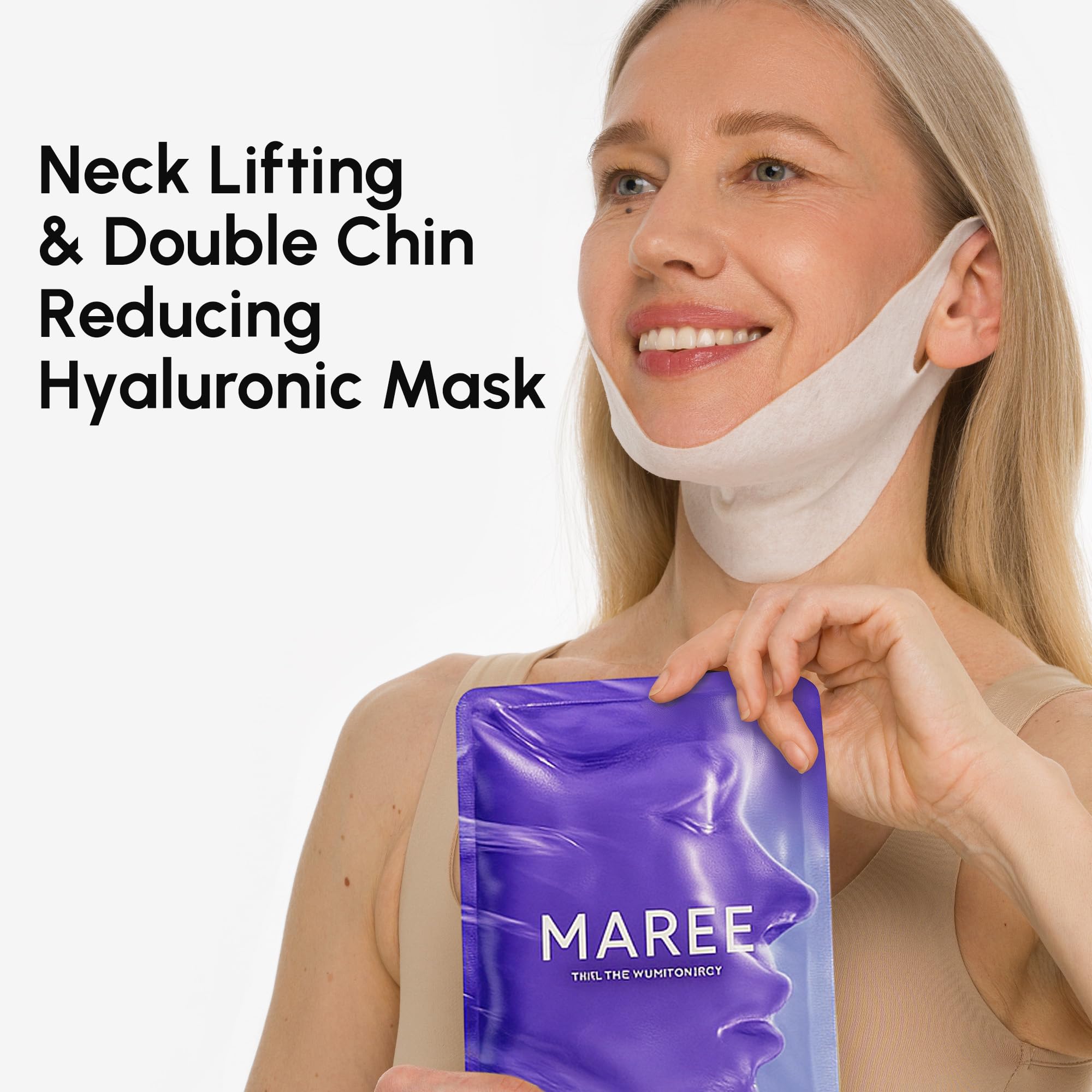 Amazon.com: MAREE V Line Lifting Mask with Hyaluronic Acid – Deep