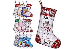 Baby's First Christmas Stocking 2023: A Memorable Keepsake for Your Little Boy