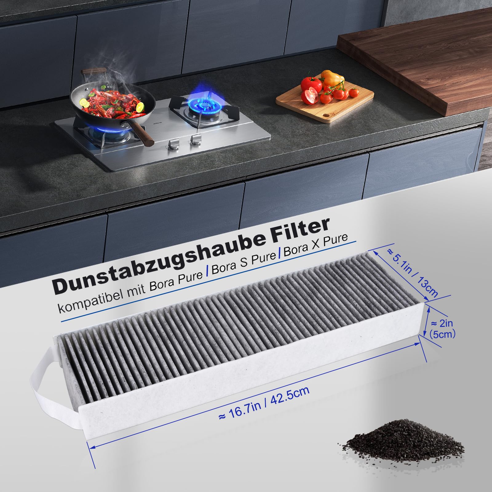 Bora Activated Carbon Filter Set (2pcs.) BHU/BIU/BFIU Basic