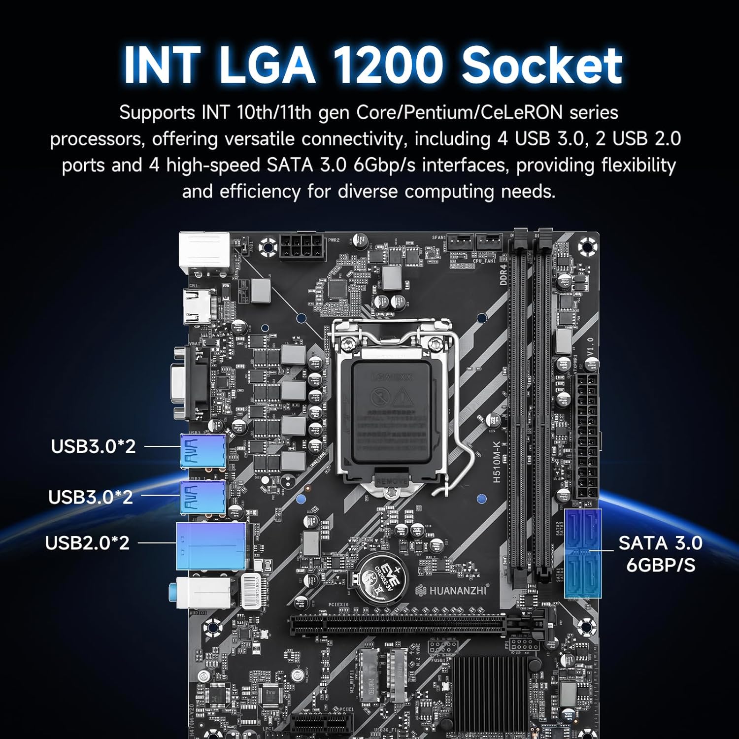 Review da Placa-mãe HUANANZHI H510M-K Testada por 7 dias para gamers