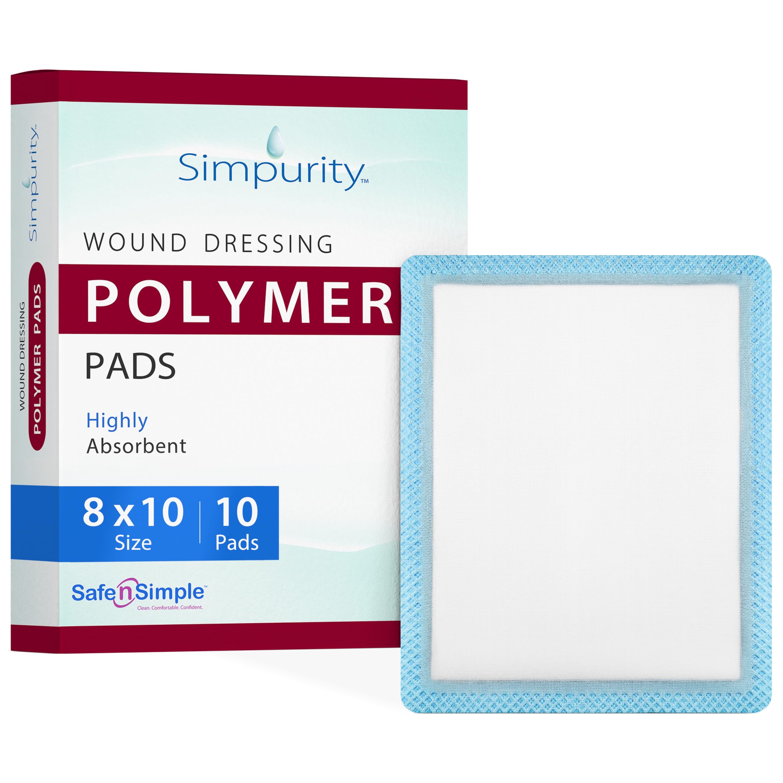 Simpurity Super Absorbent Polymer Dressing