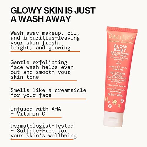 Miniatura 6 de Pacifica Beauty  Kit de prueba de vitamina C brillante para bebés + kit de valor  Set de regalo de 3 piezas para el cuidado de la piel  Apto para