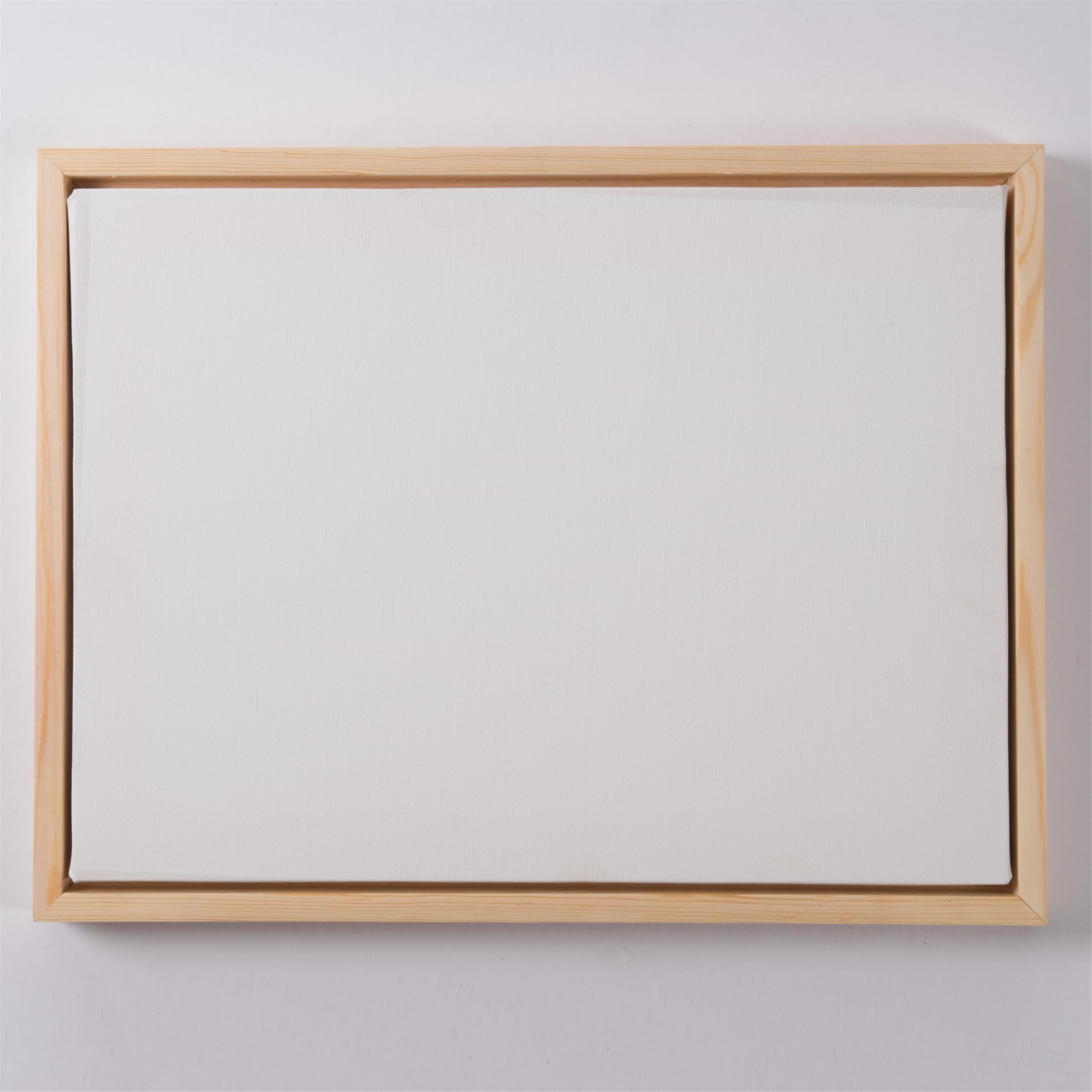 2 cornici ombreggiate per telaio a cuneo, 30 x 40 cm, per tele su telaio con effetto profondità in legno di pino non trattato