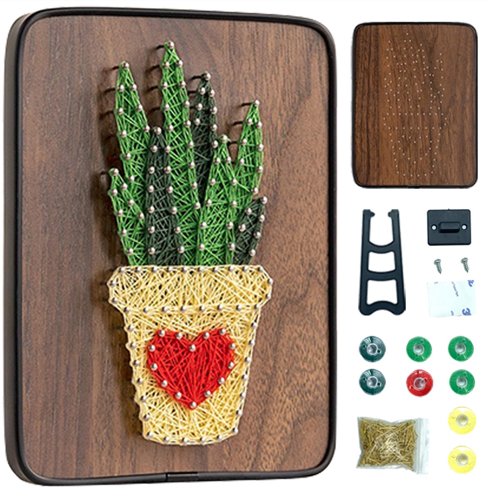 BAZIMA ALICE DIY String Art Kit for Beginner, Unique Gift,Craft Kit for Holidays,DIY Aloe Craft Kit