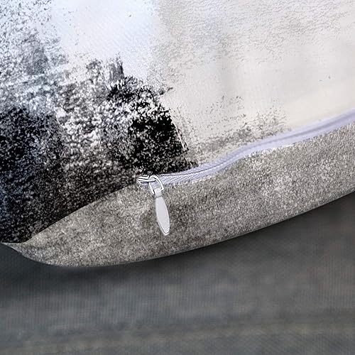 Vista 62 de Britimes Fundas de almohada modernas para decoración del hogar, 18 x 18 pulgadas, juego de 2 fundas de almohada decorativas, fundas de almohada Gris