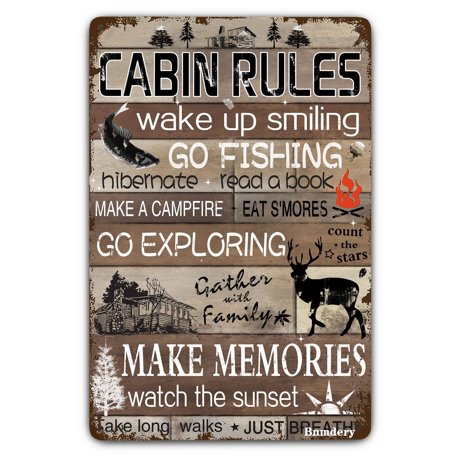 Metal Sign BEE-Ology, Advice From A Honey Bee Rustic Decor Vintage Sign Home Garden Bar Cafe Park Club Cave Wall Decor Retro BEE Tin Sign 8x12 Inch