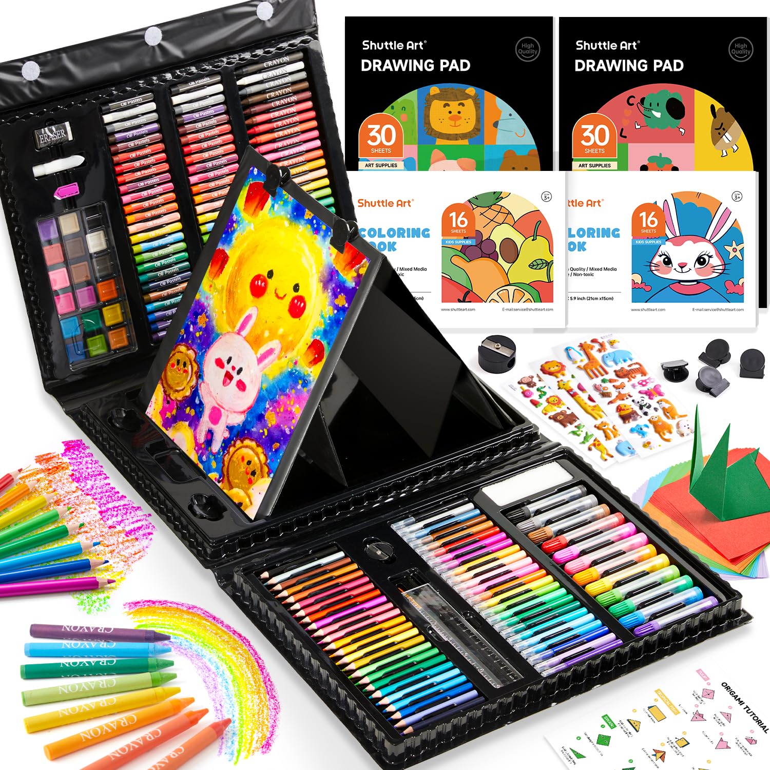 Amazon.com: Shuttle Art 335 Piece Kids Art Set, Multi-Media Art