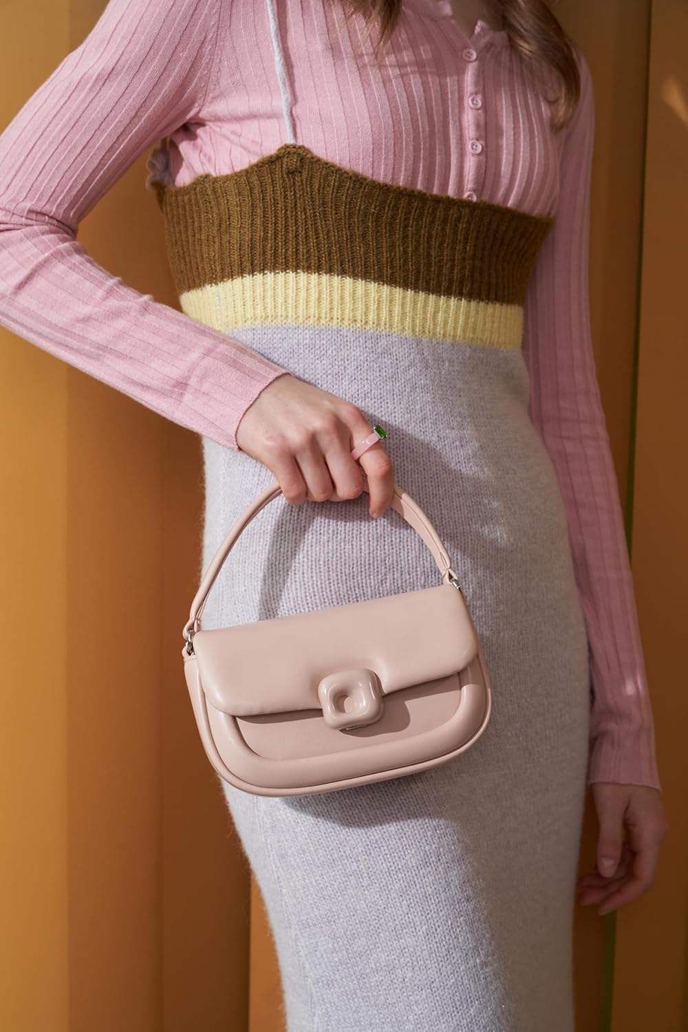 LA FESTIN Small Crossbody Purse for Women Leather Crossbody Bag Mini Clutch Handbags - Image 3