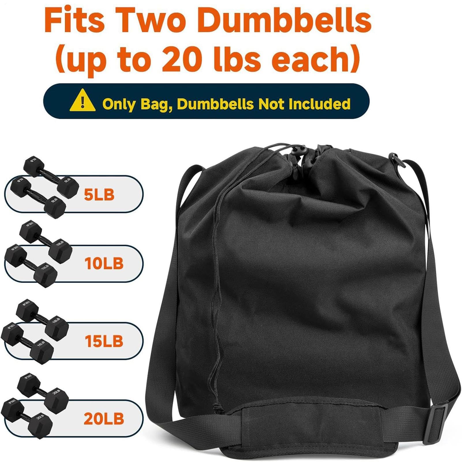 Sac de gym femme Étui De Rangement Pour Les Haltères