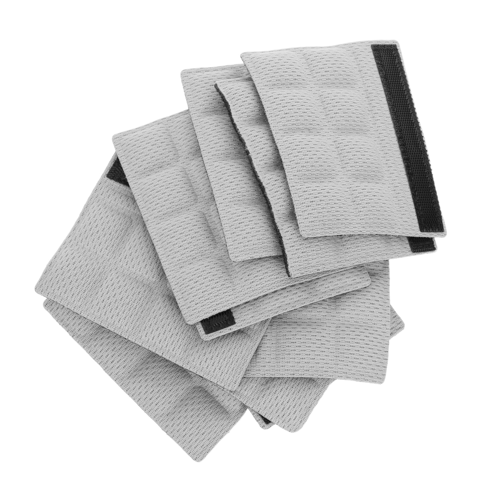 BUGUUYO 10pcs Breathable Sweat Absorption Chin Pad for Hard Hat Liners Comfortable Cushion for Bicycle Riding Helmets