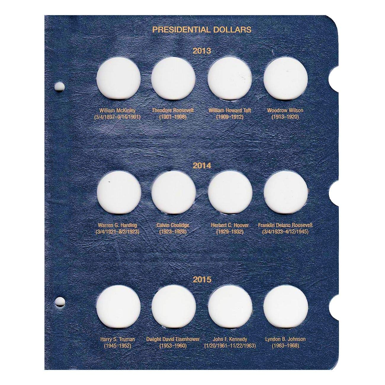Amazon.com: Whitman US Presidential Dollar Coin Album 2007-2016 
