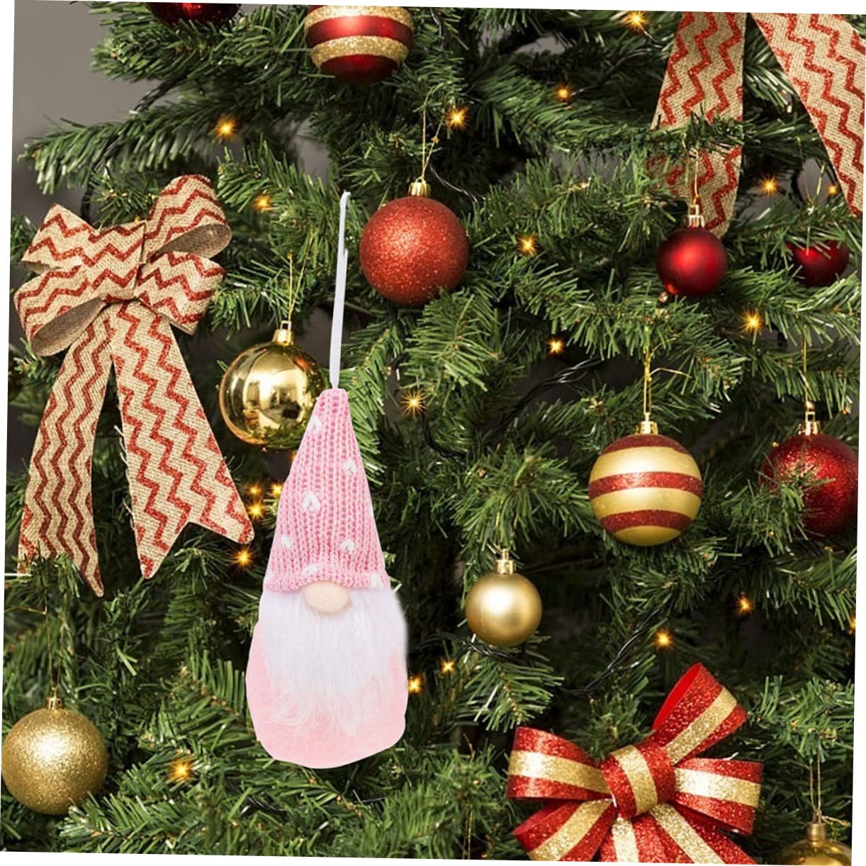 Cabilock 18piezas Adornos Navideños GNOME De para Decoración De Árbol y Muñecos De Navidad De Diseño Colgantes De Fiesta