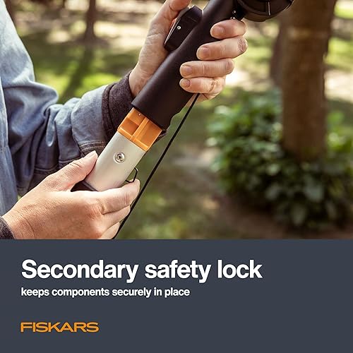 Miniatura 9 de Fiskars XtendControl - Podadora de árbol extensible (12 pies), sierra de poste, recortadora de ramas ajustable con sierra X1 de 15 pulgadas, postes