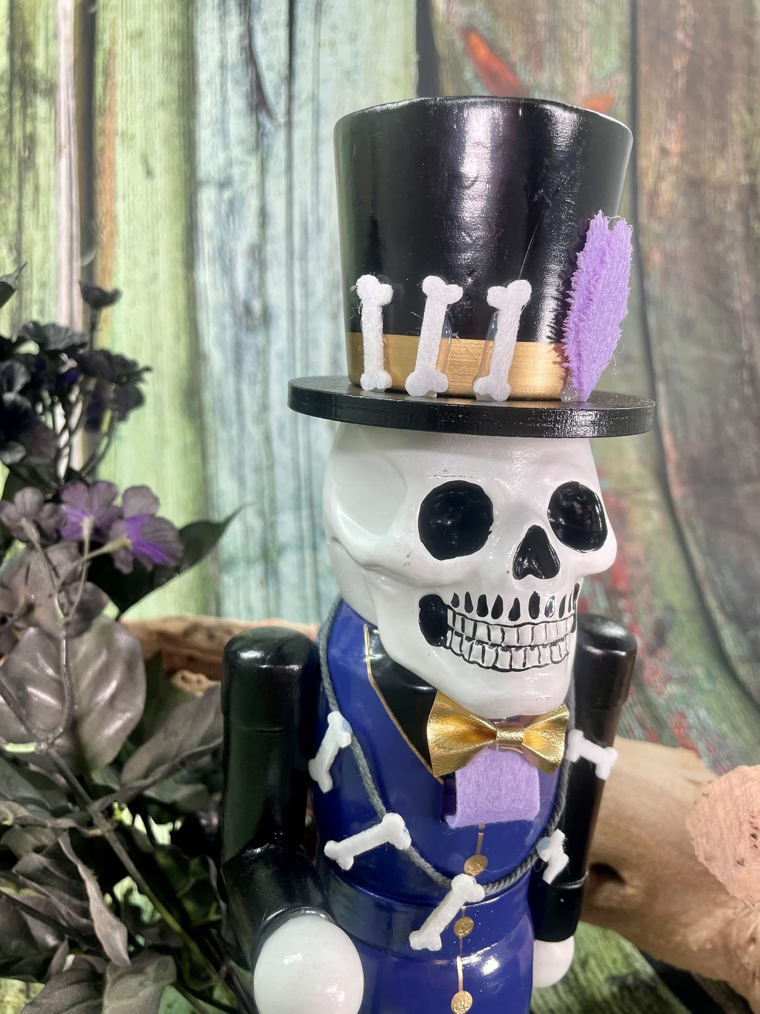 Santa's Workshop Voodoo Nussknacker Figur, Weihnachten, 35,6 cm, Violett (70172)