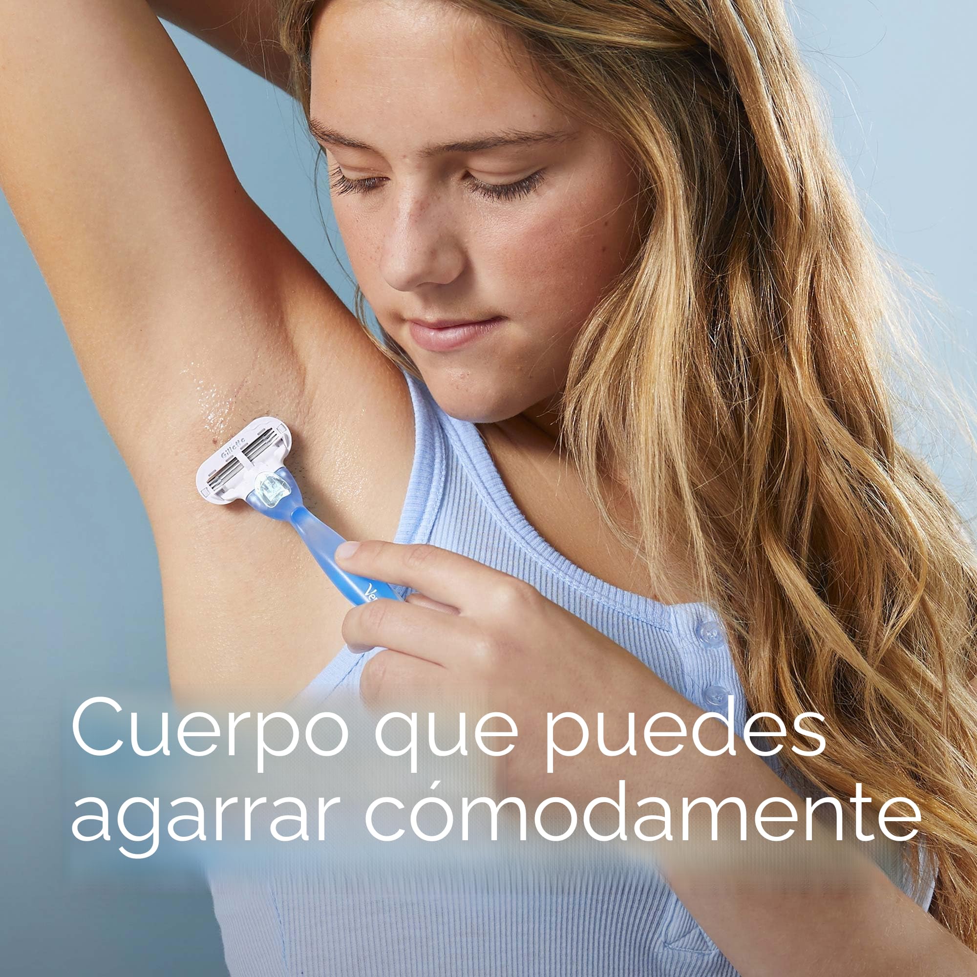 Gillette Venus Smooth, maquinilla de afeitar para mujer con 5 cartuchos, desechable para mujeres con 3 cuchillas