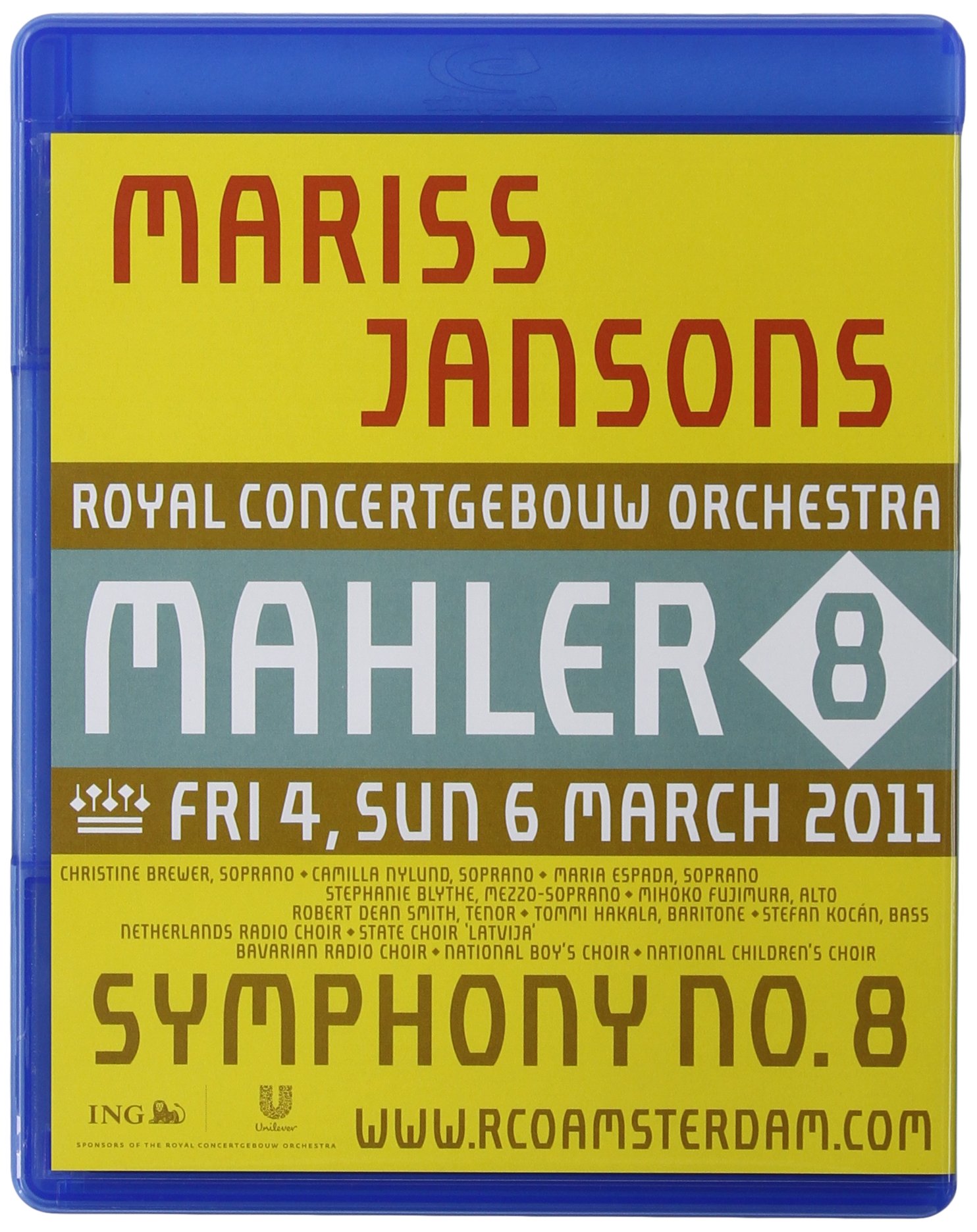 Gustav Mahler - Royal Concertgebouw Orchester [Blu-ray]