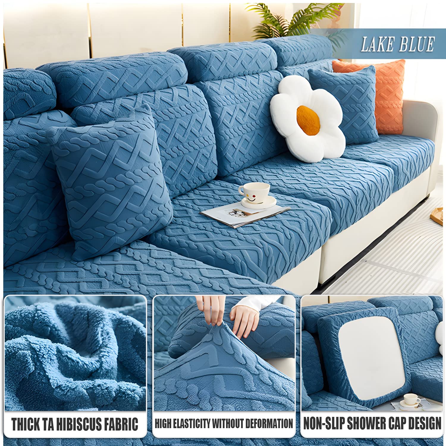 Couch Cushion Covers Replacement Sofa Cushion Covers, 50 OFF