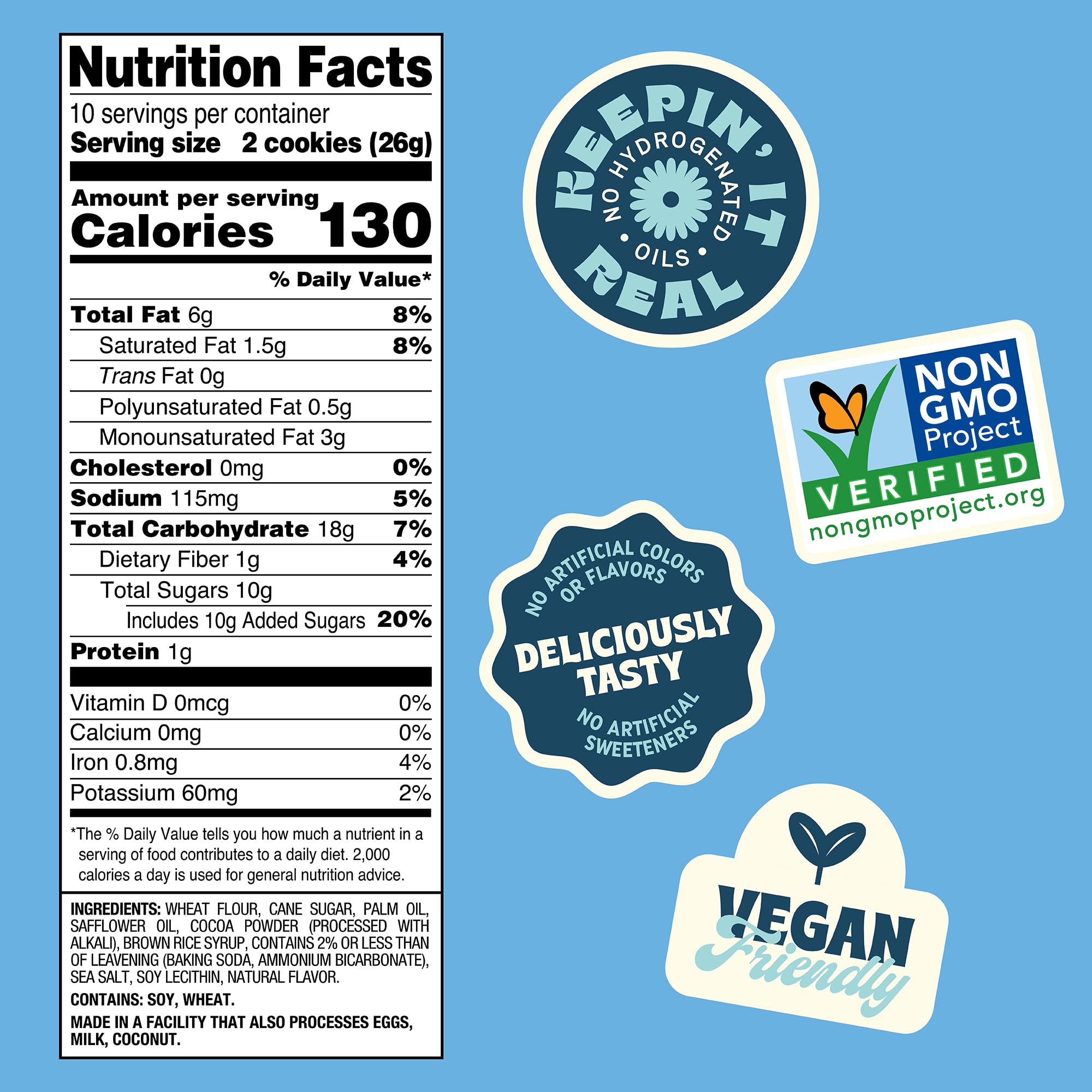 Back To Nature Classic Creme Sandwich Cookies - Plant-Based Cookies Made With Wheat Flour - Non-Gmo No High — view 2