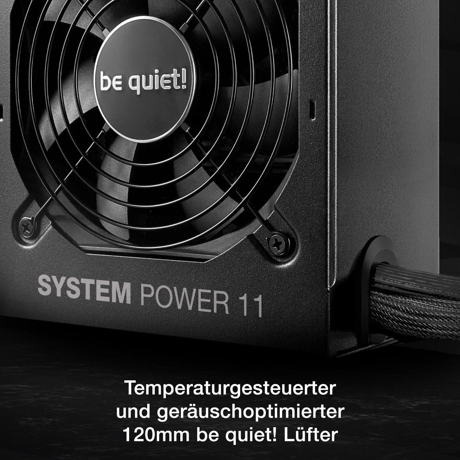 be quiet! System Power 11 750W Netzteil, ATX 3.1-Netzteil, volle Unterstützung für PCIe 5.1 GPUs, 120mm be quiet! Lüfter, Starke 12V-Leitung, DC/DC-Wandler, 80 Plus® Bronze Effizienz