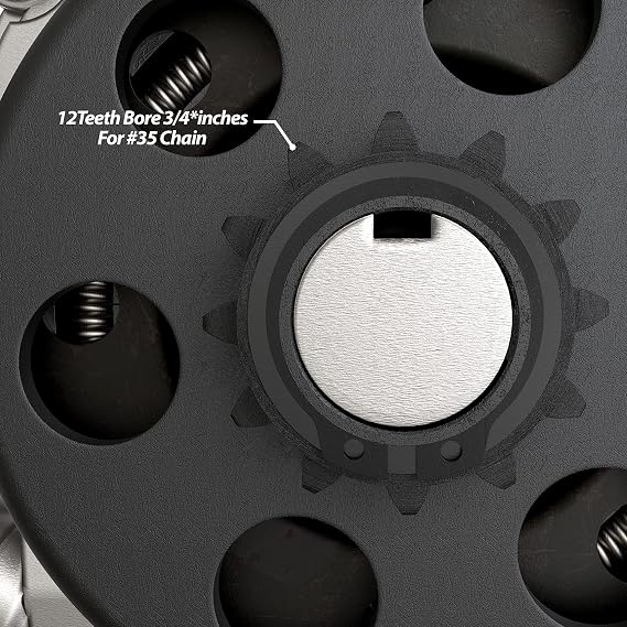 1PZ AP2-12T Centrifugal Clutch 3/4 Bore #35 Chain 12 Tooth for Go Karts Mini Bike Replacement Parts 12T with # 35 Chain
