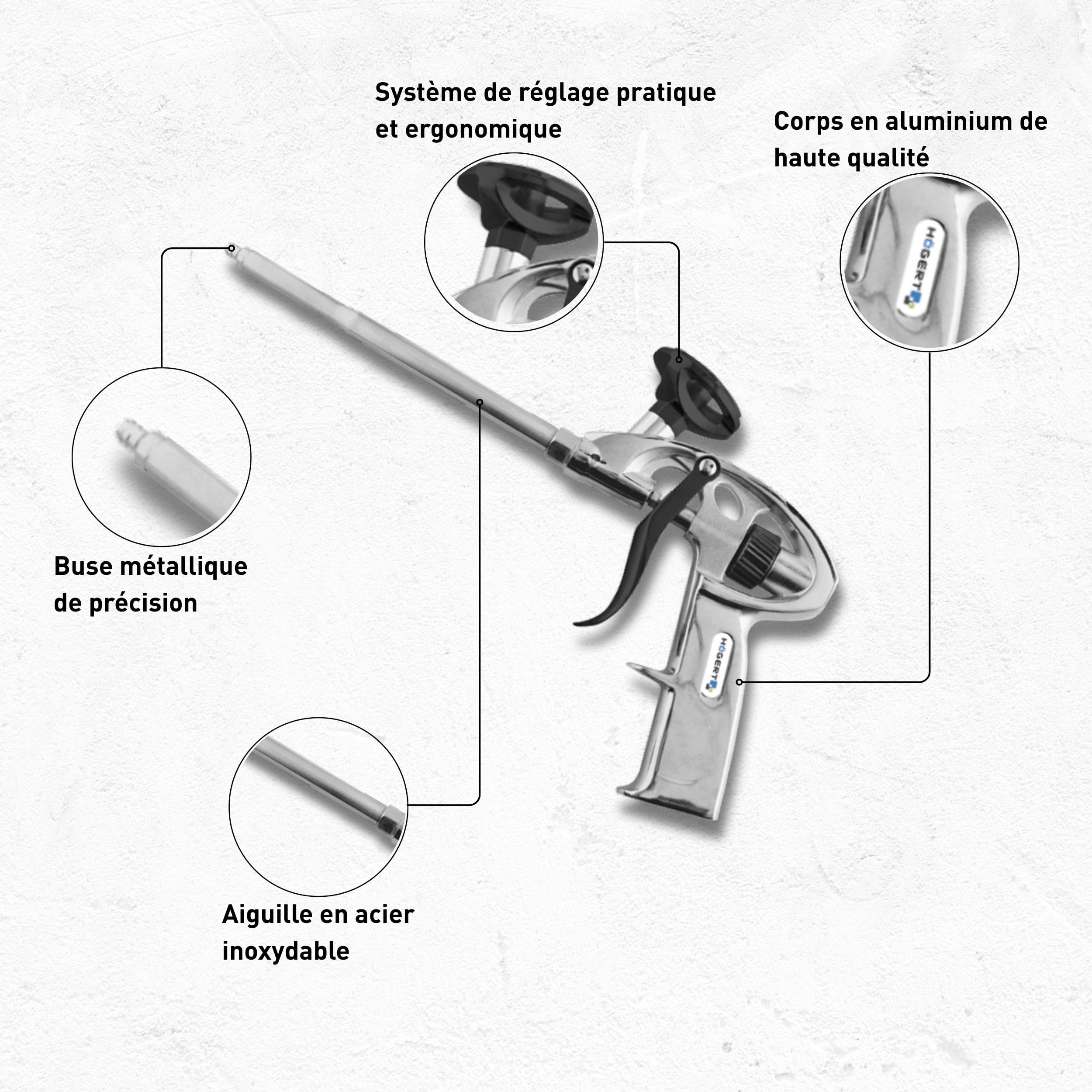 Hogert HT4R422 Pistolet à mousse