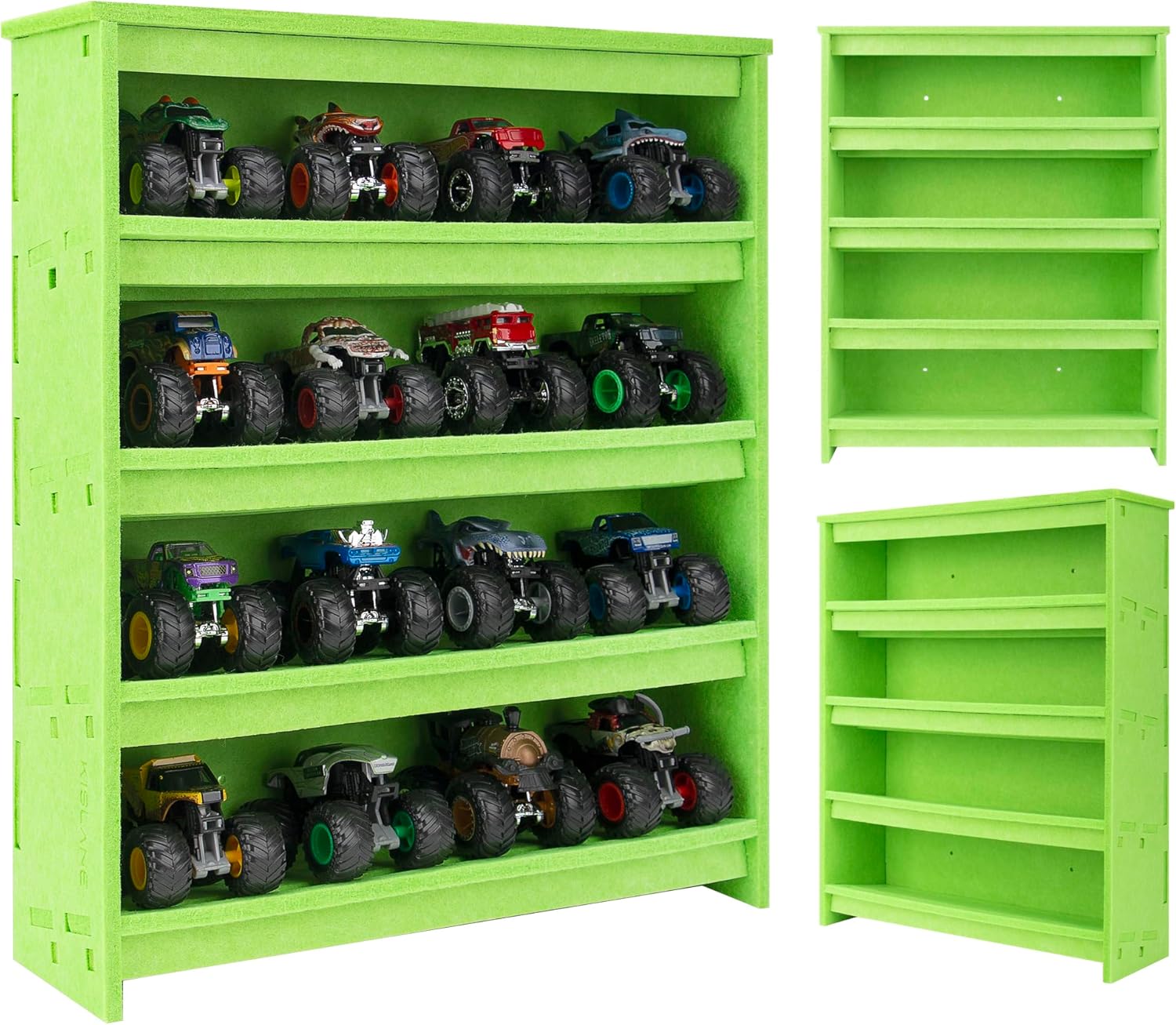 Felt Monster Jam Trucks Display Case, WallMounted Display