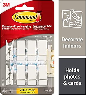 Command Spring Clips, Indoor Use (17089Q-8ES) - coolthings.us