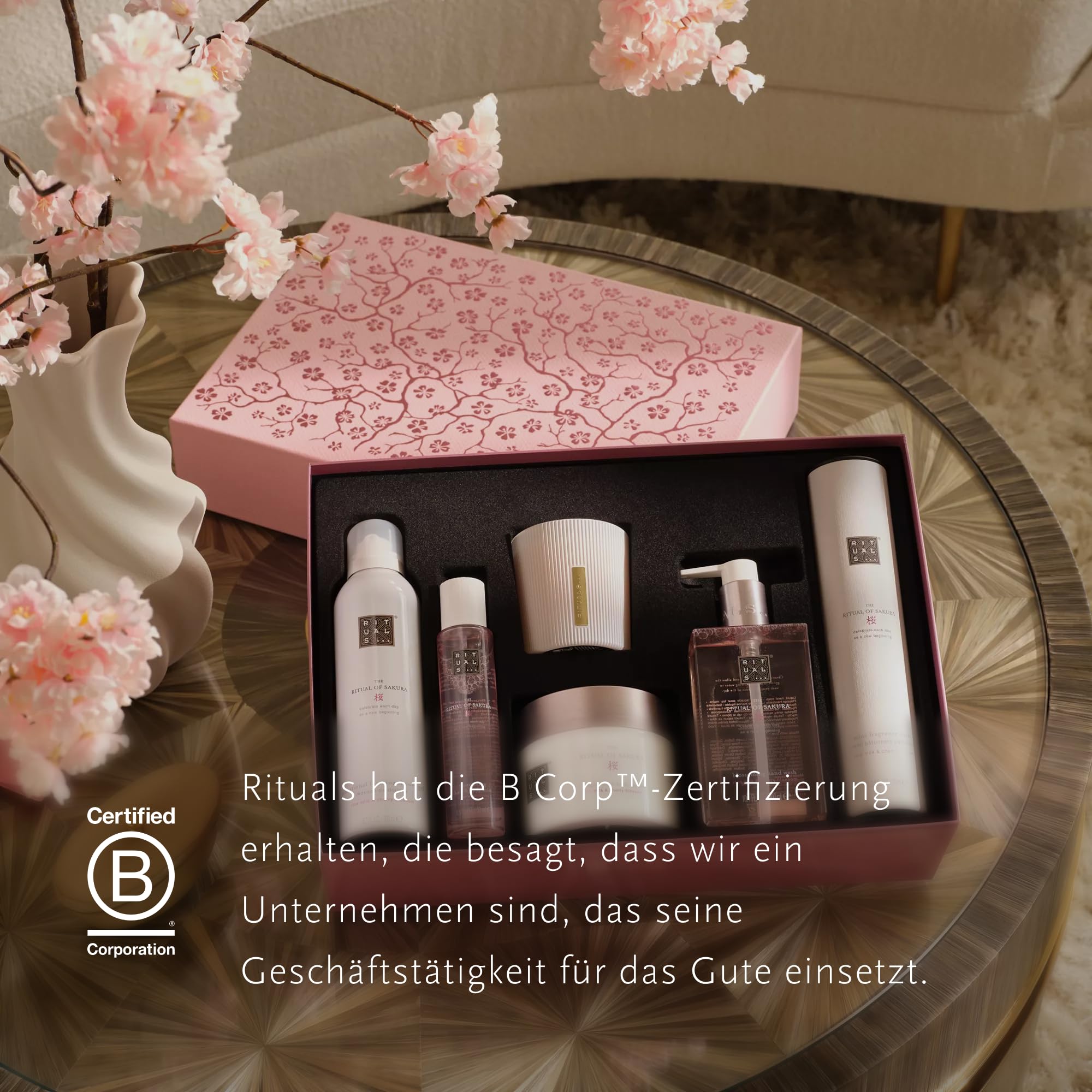 RITUALS The Ritual of Sakura Geschenkset, XL | Luxus-Geschenkset, Bad- und Körperpflege, bereit zum Verschenken, Self-Care
