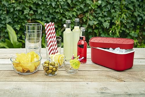 Miniatura 9 de Lekue Caja de hielo roja, 8.9 x 4.9 in.