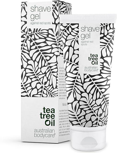 Australian Bodycare Shave Gel with Tea Tree Oil for Men 200ml | Transparent and Non-Foaming Shave Gel for a Precise and Comfortable Shave | Prevents Razor Burn & Red Spots | Reduces Ingrown Hairs