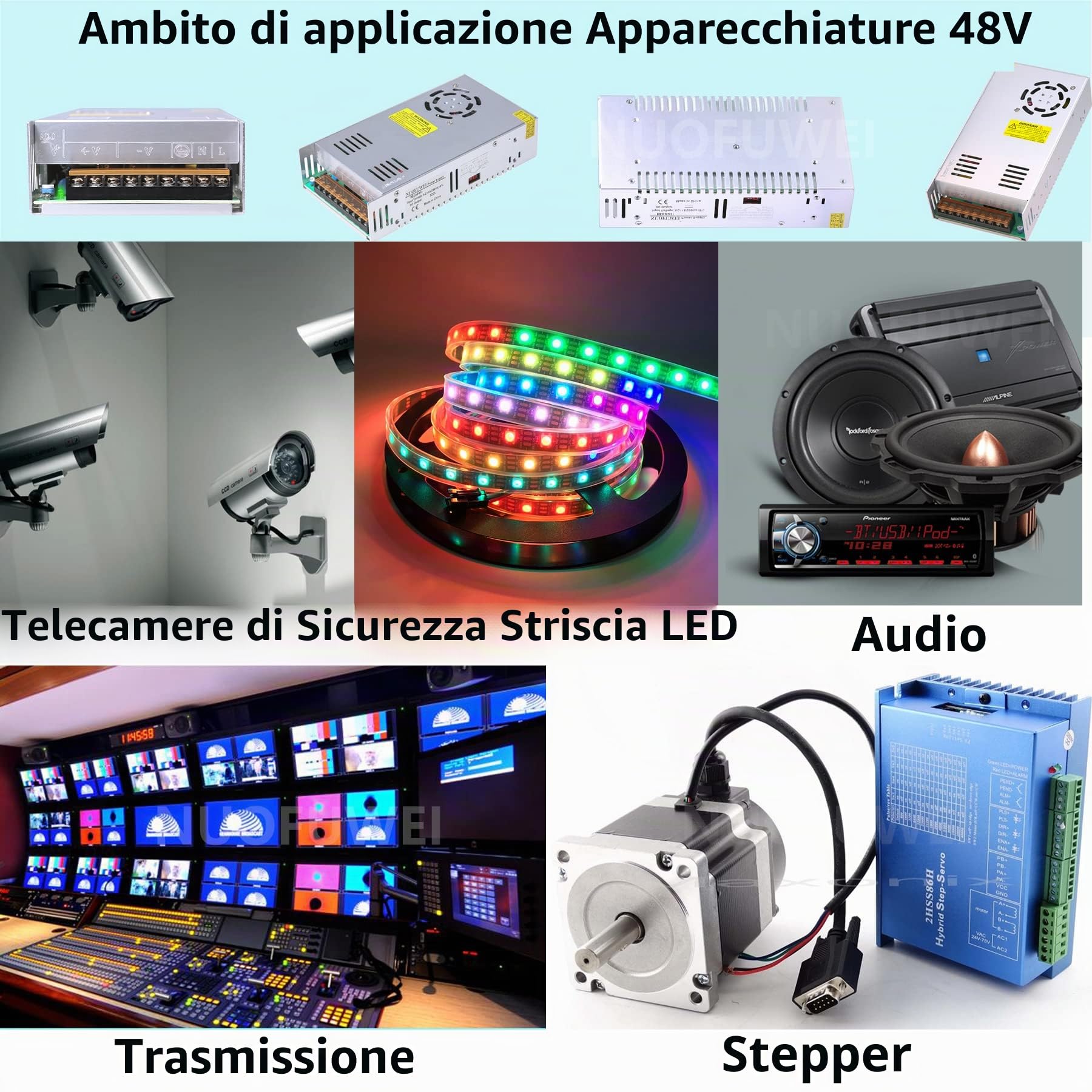 DC 48V 12.5A 600W Alimentatore Trasformatore 230V/110 AC to DC 48V 600W Interruttore Alimentatore Per 48V 600W Drive Sensor System Lamp Meter Controller Servos Motore Elettrico e Più Dispositivo 48V