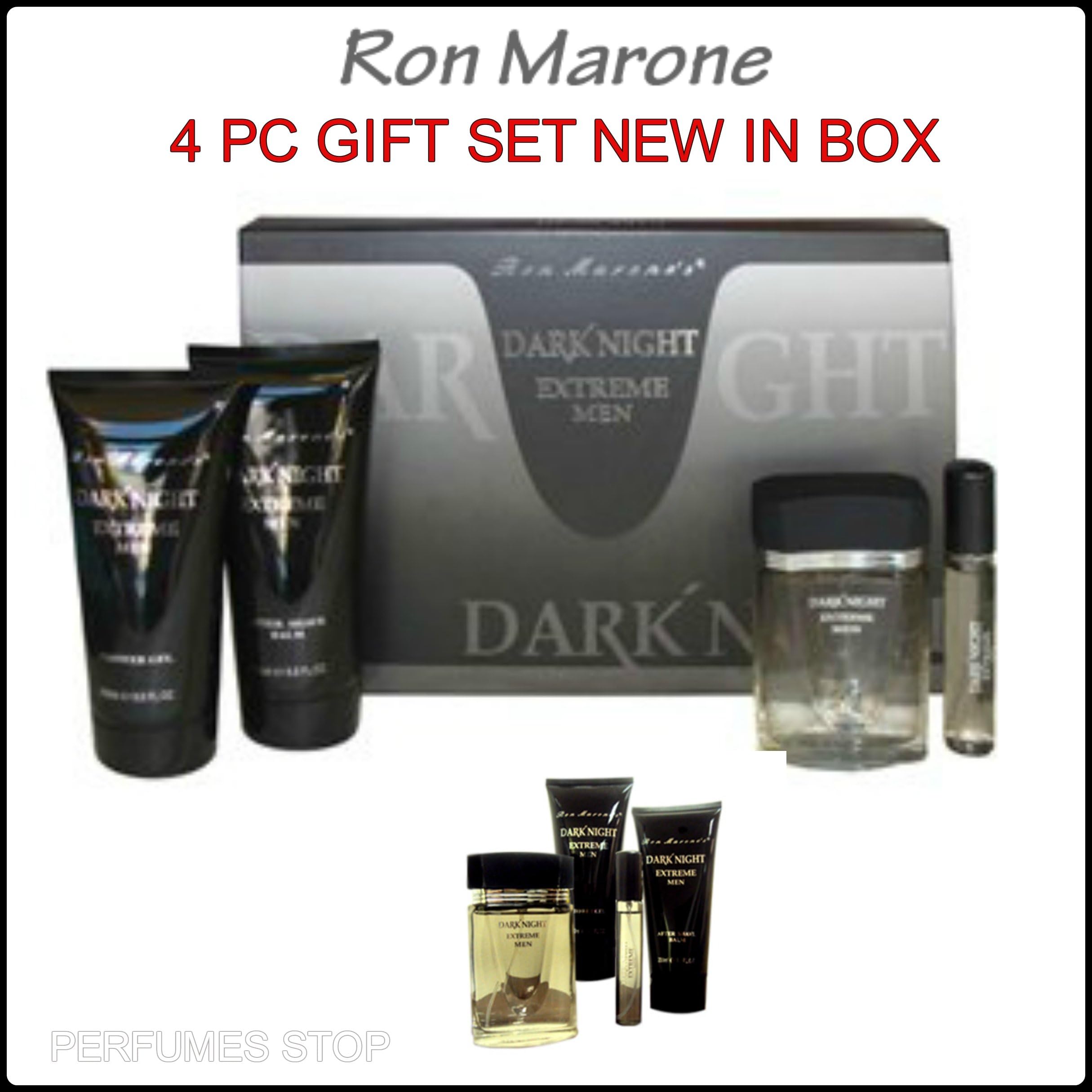 Dark Night Extreme 4pc. Gift Set Men Spray by Spectrum Perfumes