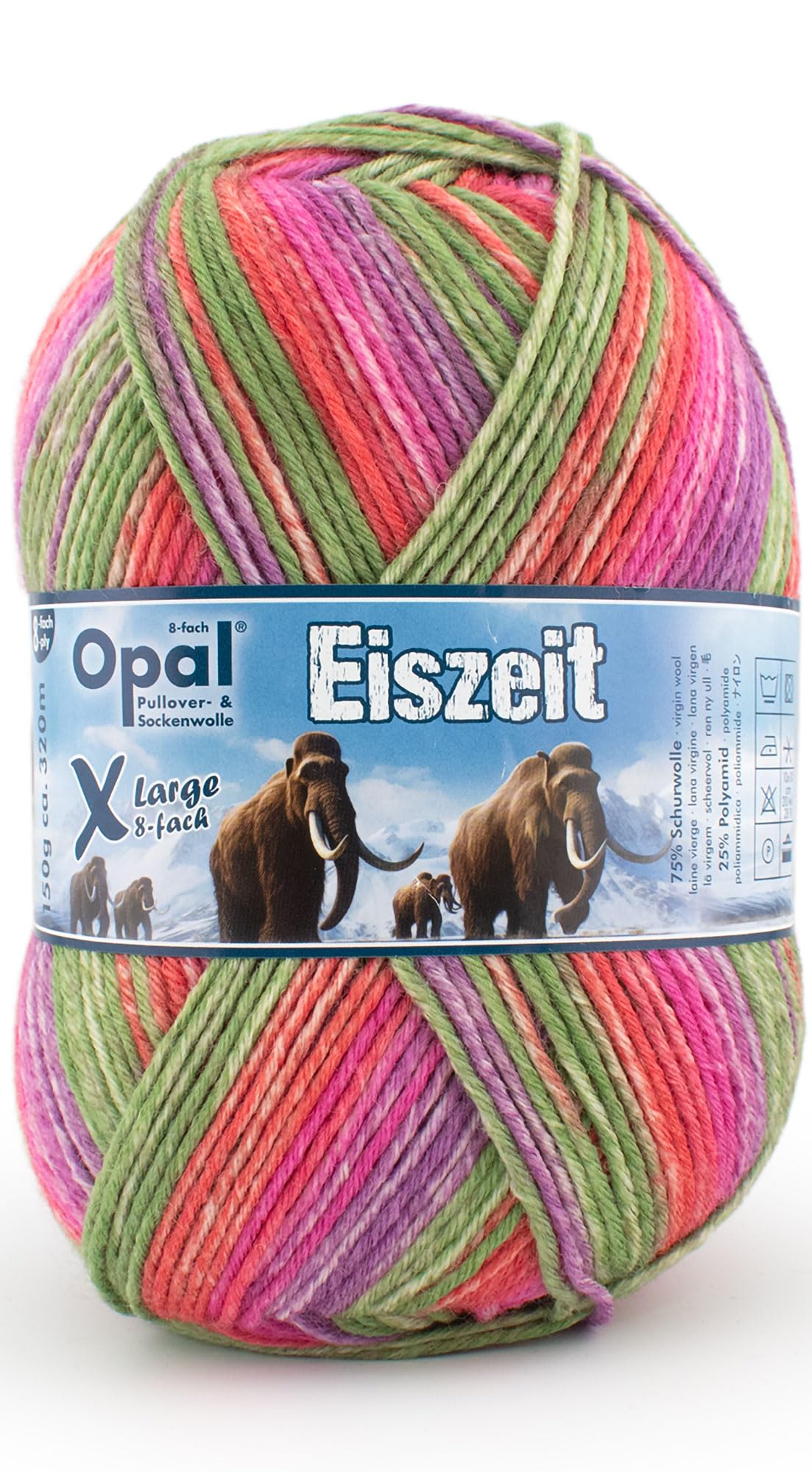 Amazon | 毛糸 ソックヤーン Opal オパール Eiszeit（アイスエイジ