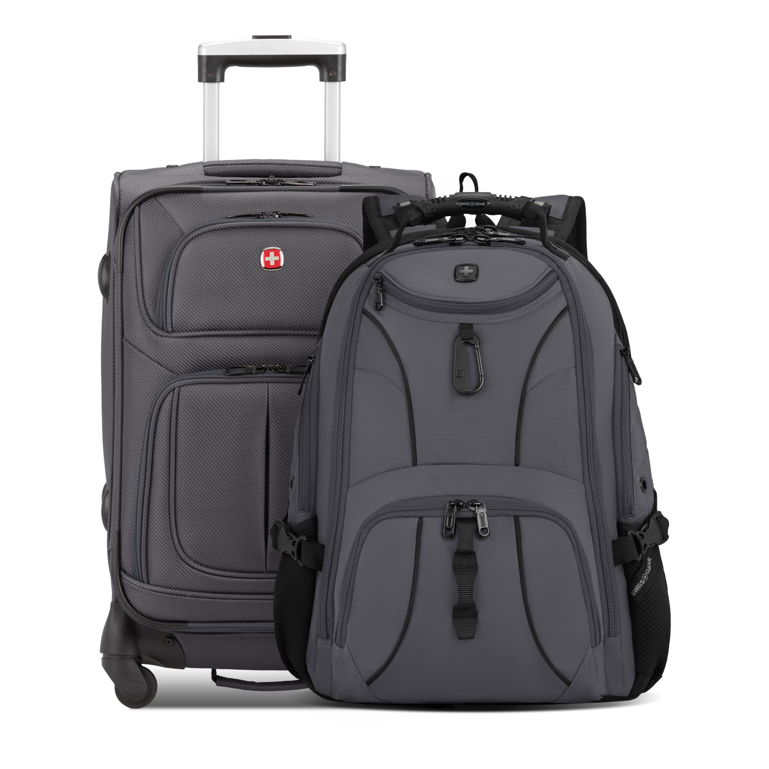 Dark Grey / 2-Piece Set (Carry-On/Backpack)