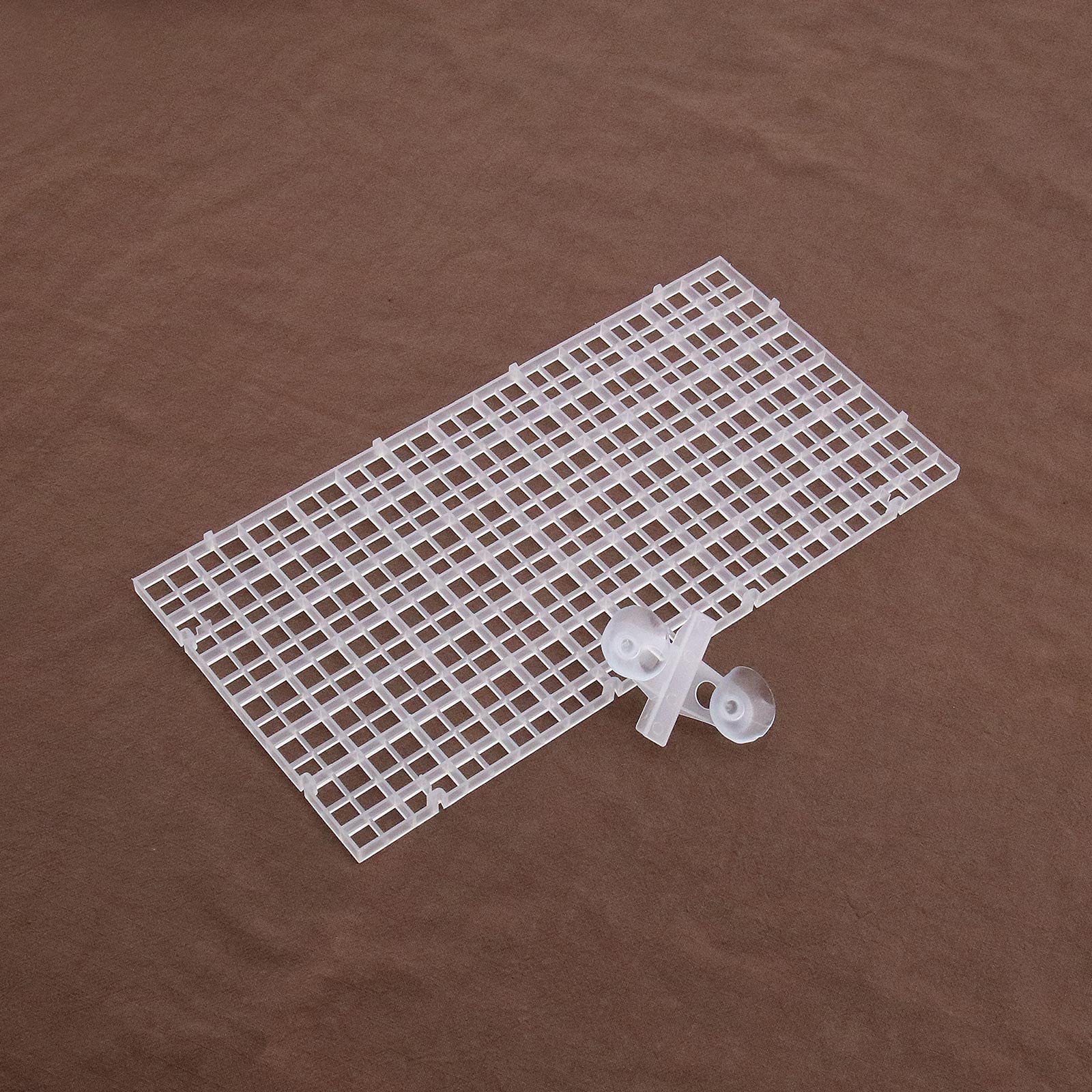 Lot de 10 panneaux d'isolation pour aquarium - Transparents - Mélange d'élevage - Pour protéger les différents poissons de la lutte - 20 clips à ventouse