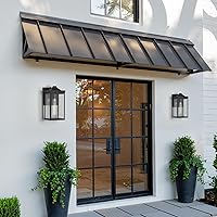 Vista 5 de Lámparas de pared para exteriores del anochecer al amanecer con sensor de fotocélula, luces de porche delantero impermeables, aplique de montaje